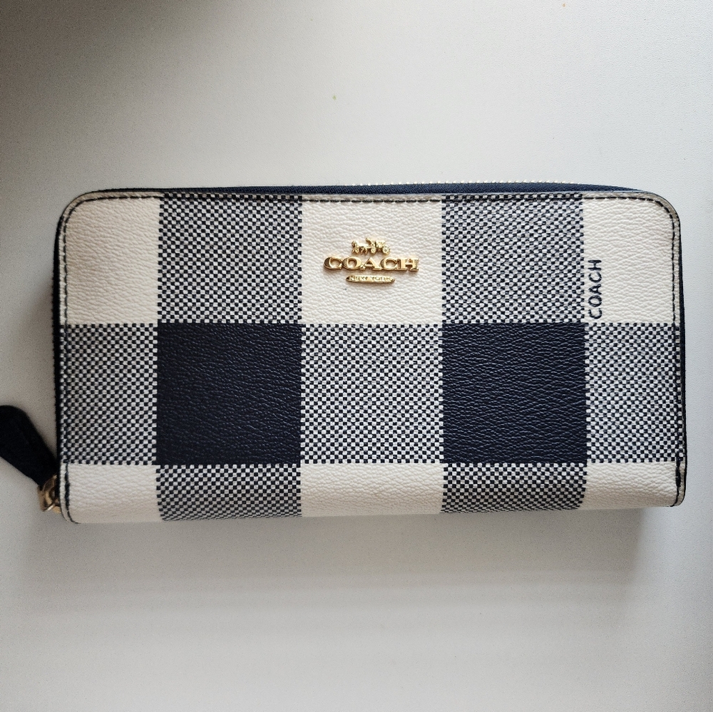 Coach Checked Wallet